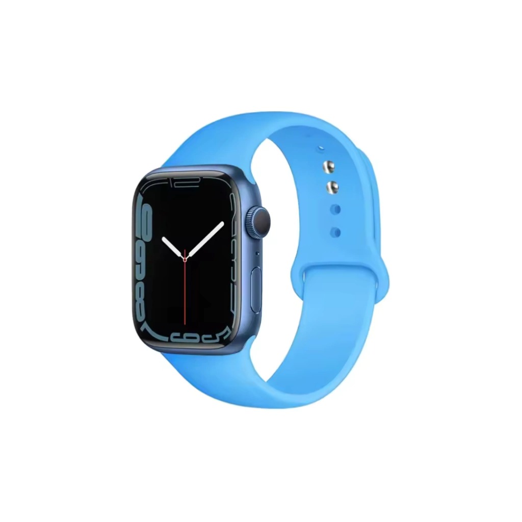 Pulseira Silicone azul bêbê