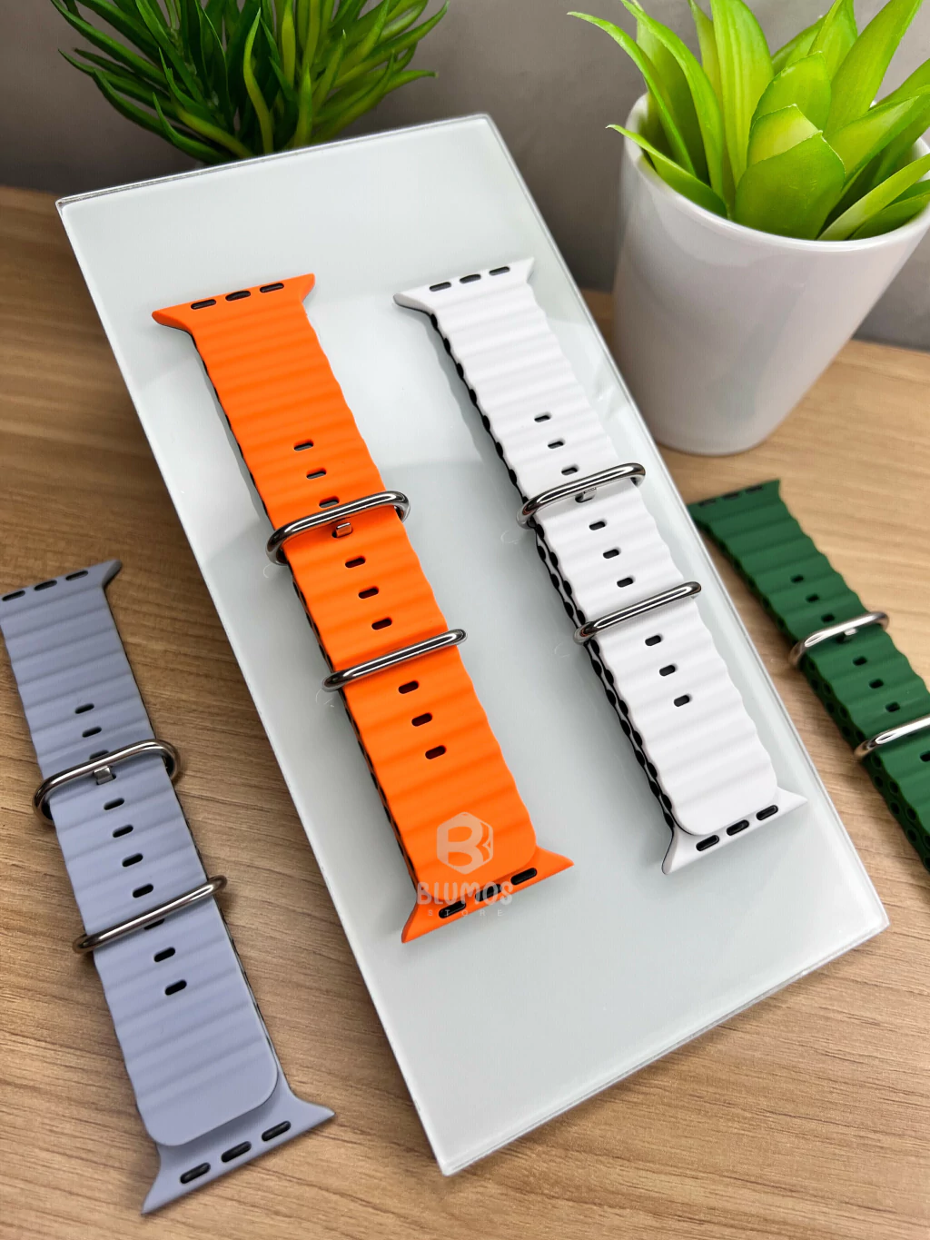 PULSEIRA OCEANO - TAMANHO 45/47/49MM - Blumos Store