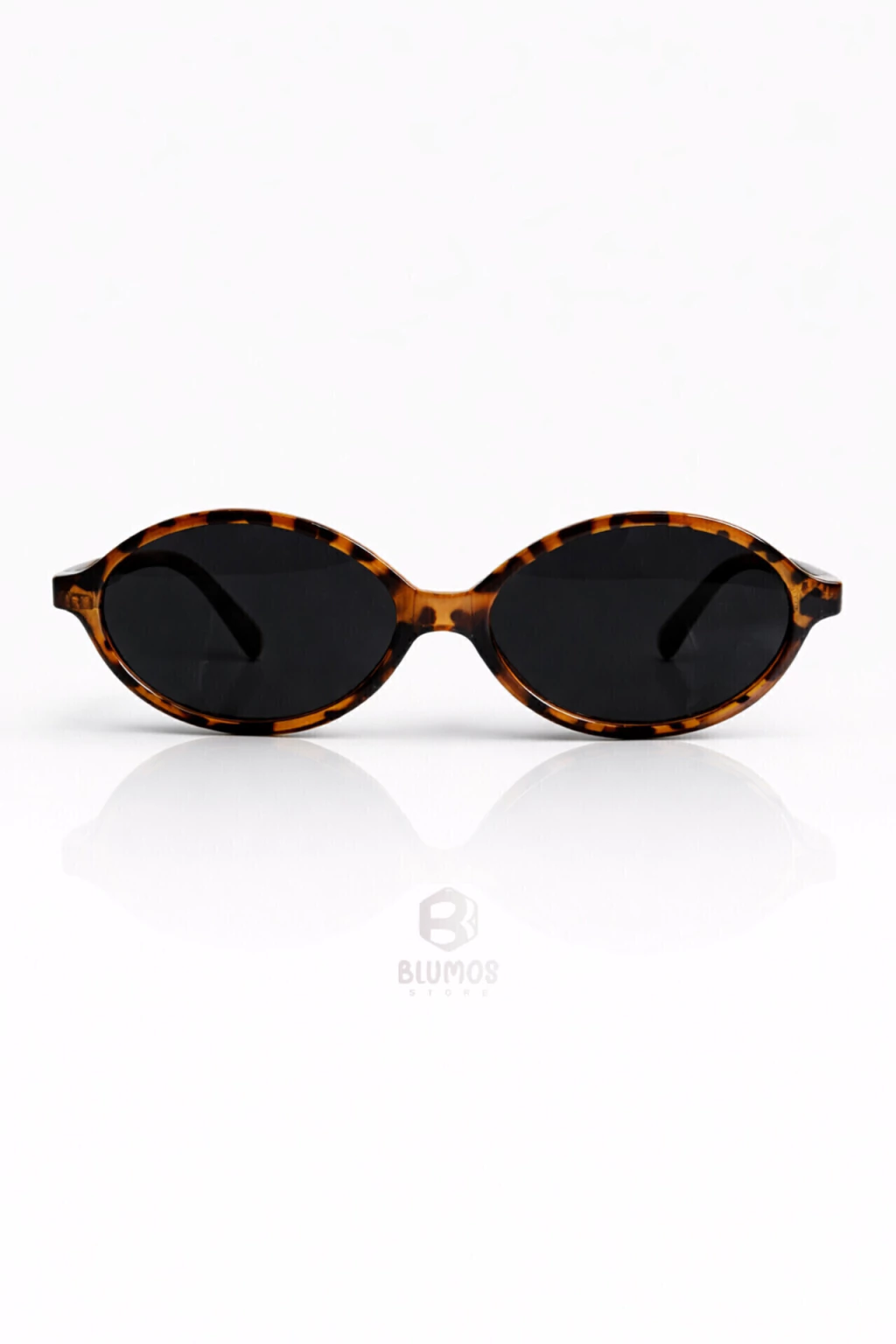ÓCULOS OVAL NICE TARTARUGA PRETO - Blumos Store