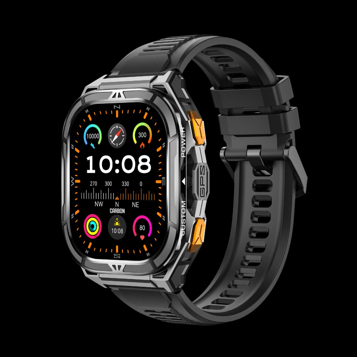 CARBON RAPTOR - AMOLED 1.96" + 5ATM + GPS